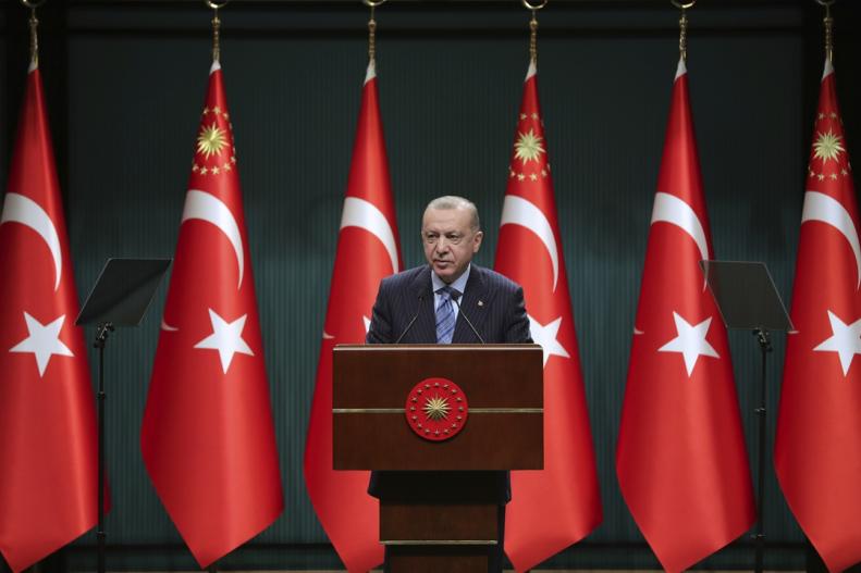  တူရကီသမ္မတ Recep Tayyip Erdogan  [  Photo: VCG ]