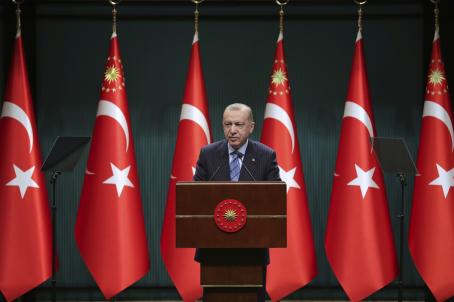  တူရကီသမ္မတ Recep Tayyip Erdogan  [  Photo: VCG ]
