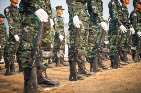 Photo - ကရင်အမျိုးသားလွတ်မြောက်ရေးတပ်မတော် (KNLA)မှ စစ်သားများ